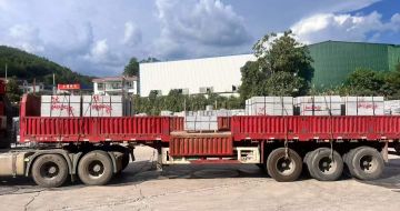 泰安 芝麻灰花岗岩地铺石出货日常