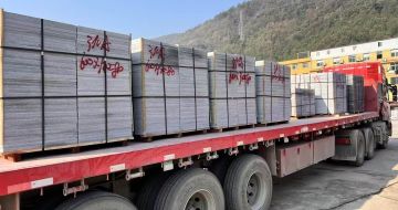 泰安 芝麻灰地铺石出货日常