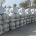 泰安 白麻花岗岩石材圆球，石球，挡车球，隔离球，景观石球，风水球等
