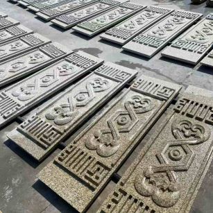 泰安 黄金麻花岗岩外墙雕刻板