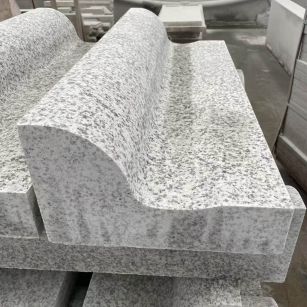 泰安 白麻花岗岩S型路沿石，路侧石，马路牙子等