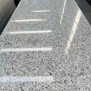 泰安 白麻花岗岩光面毛板