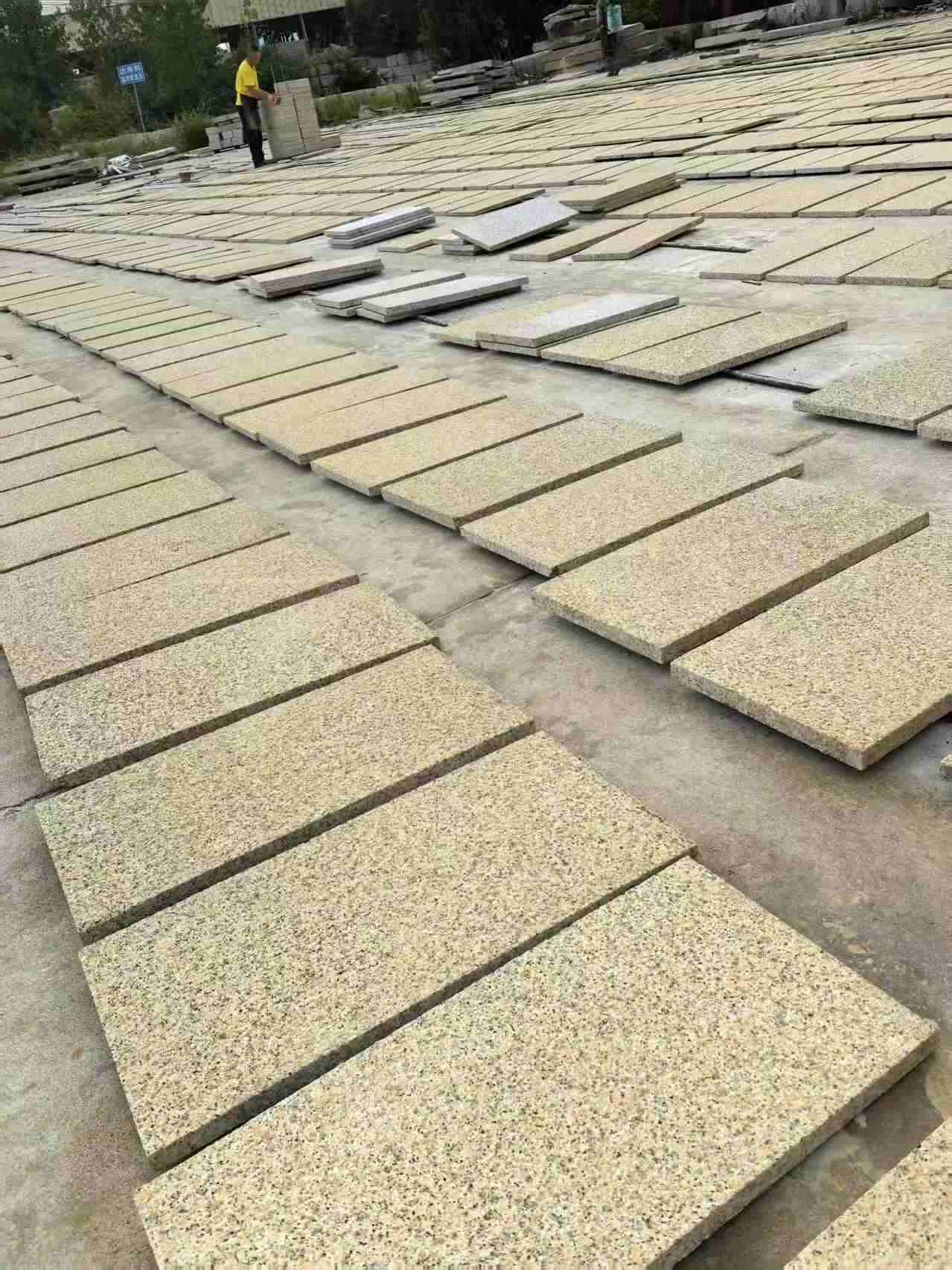 泰安 黄金麻荔枝地铺石面排板