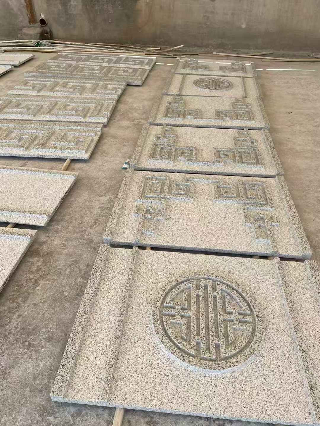 泰安 白麻花岗岩外墙立面雕刻板