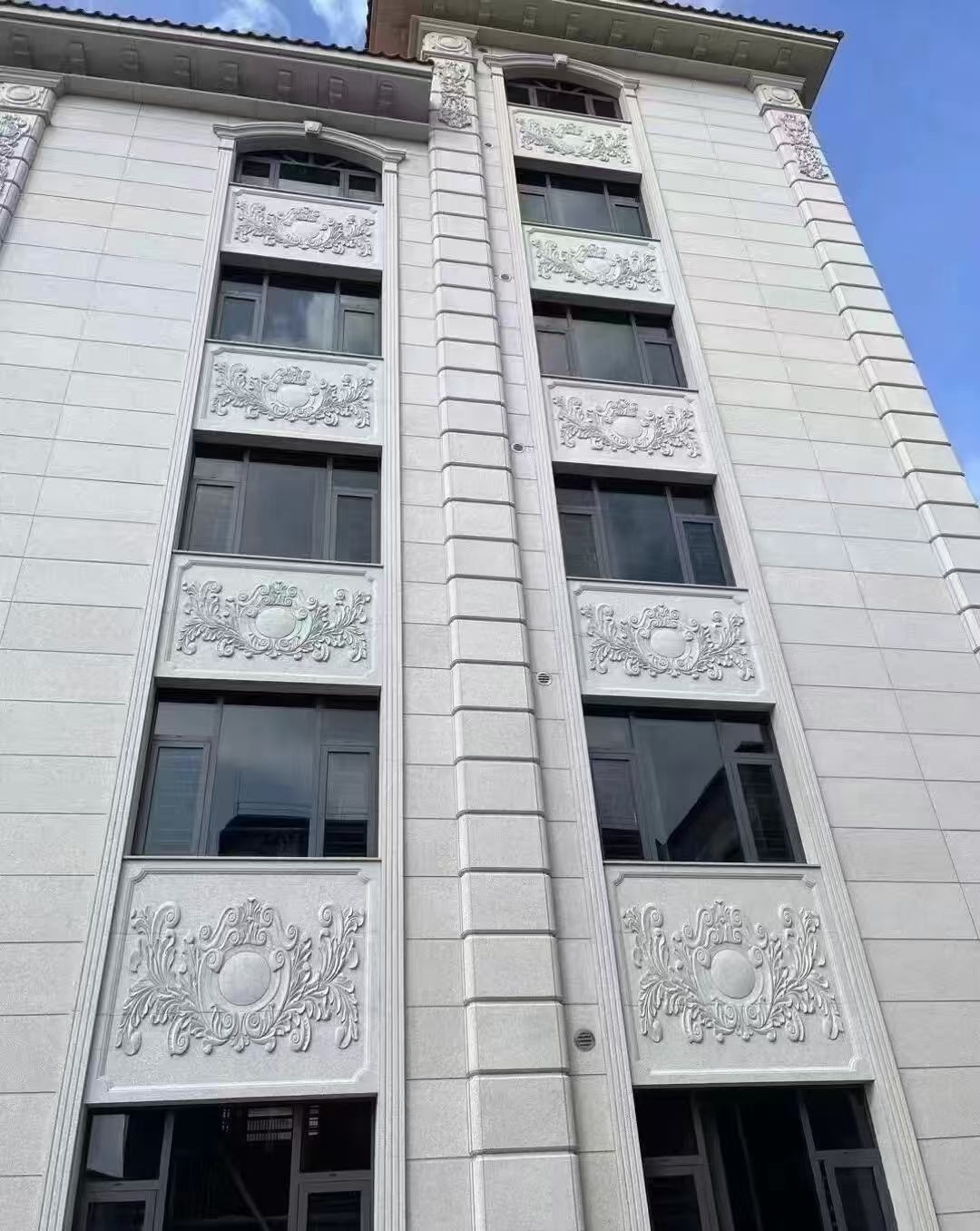 泰安 白麻荔枝面花岗岩别墅外墙干挂