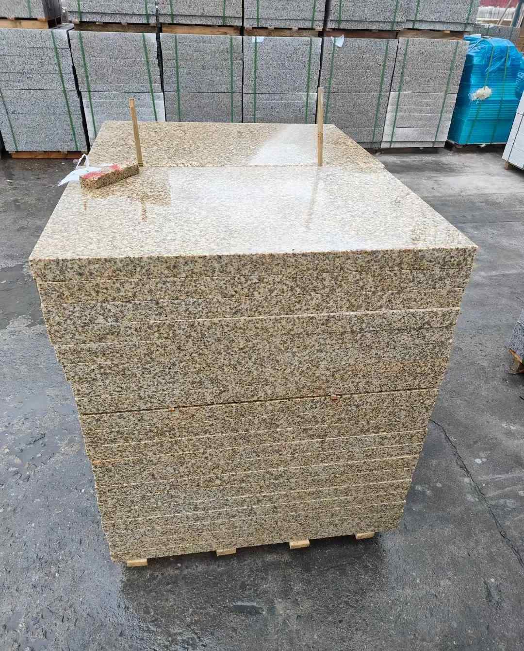 泰安 湖北黄金麻花岗岩石材荔枝面外墙石材